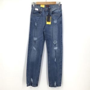 Truth Substance Stretch Skinny Fit Distressed Blue Jeans New With Tag Size 16
